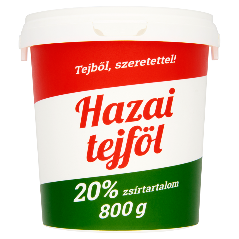 HAZAI tejföl 20% 800g vödrös